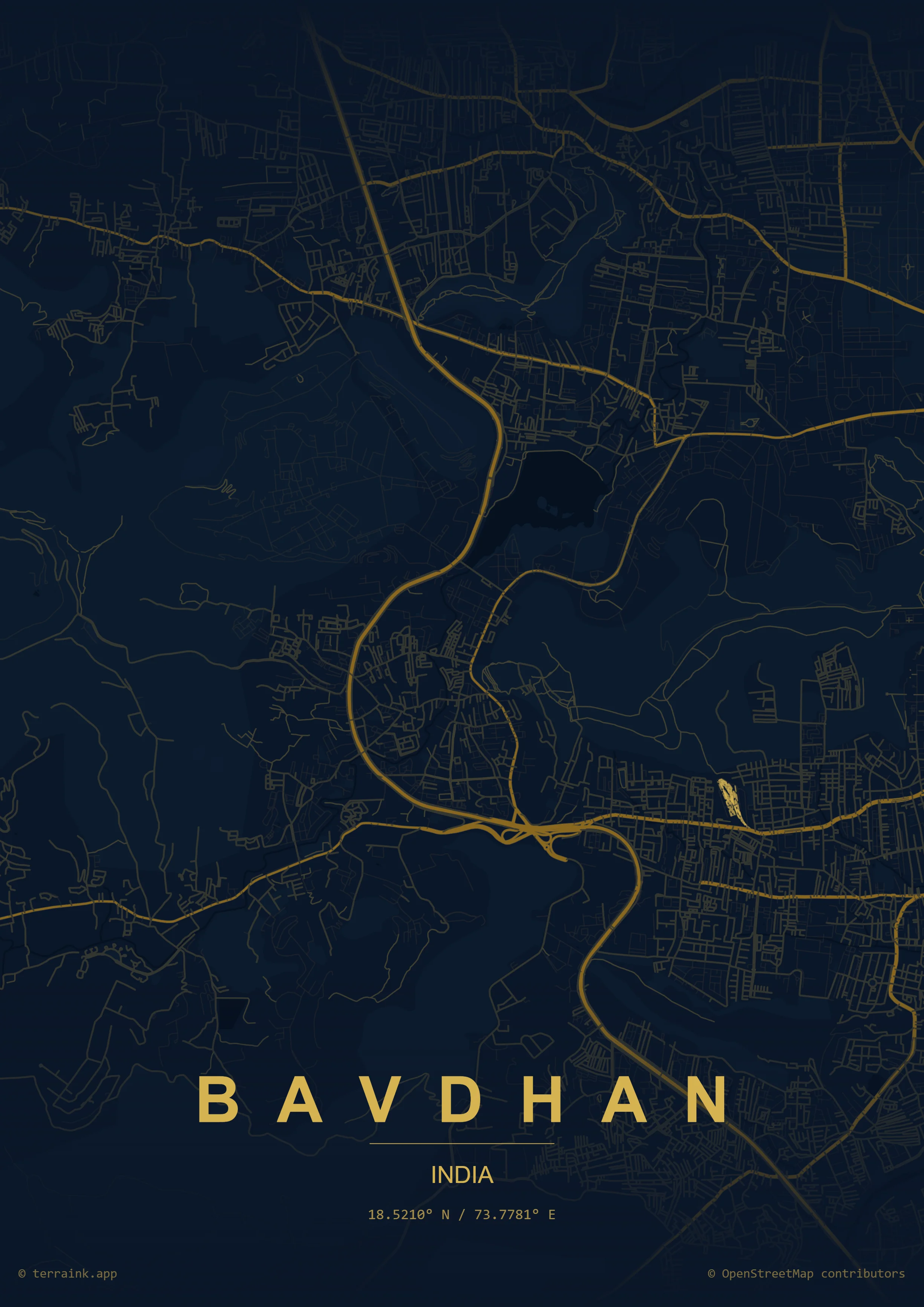 Bavdhan Map